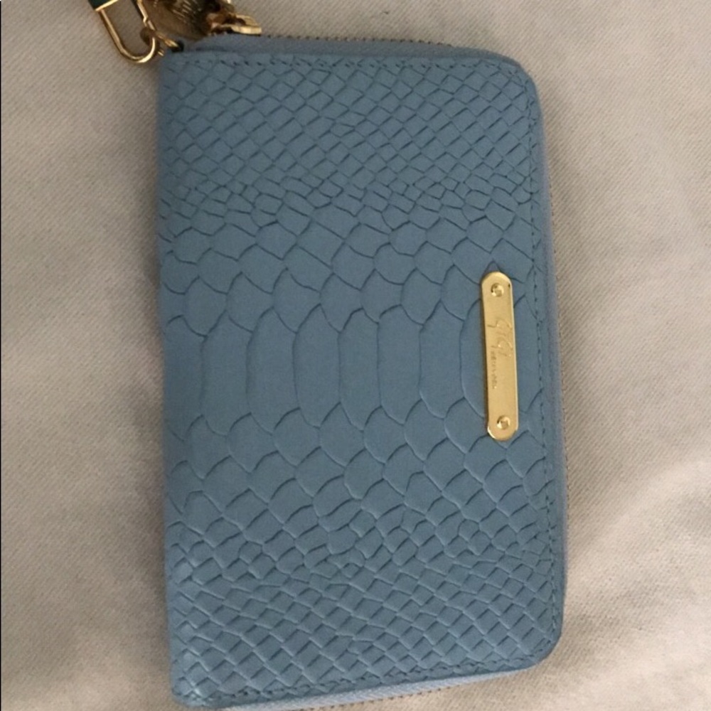 Gigi New York blue wallet